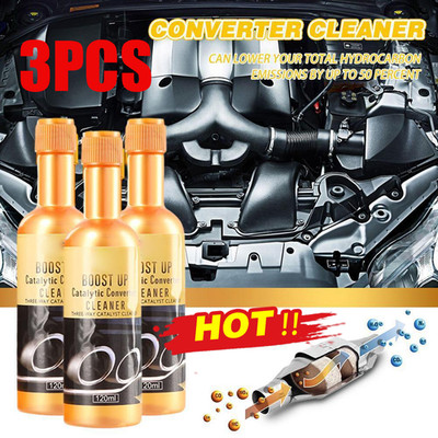 3x Boost Up Vehicle Engine Catalytic Converter Cleaner Multipurpose 120ML 