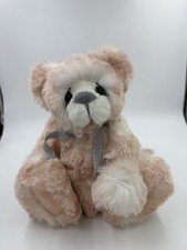 orso kaycee Kayleigh, peluche rosa blush pallido, altezza 12 pollici, solo esposto