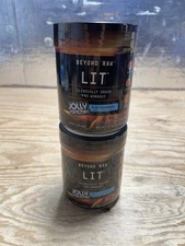 2 x Beyond Raw Lit Pre-Workout Jolly Rancher Blue Raspberry 14.96 Oz Exp. 07/27