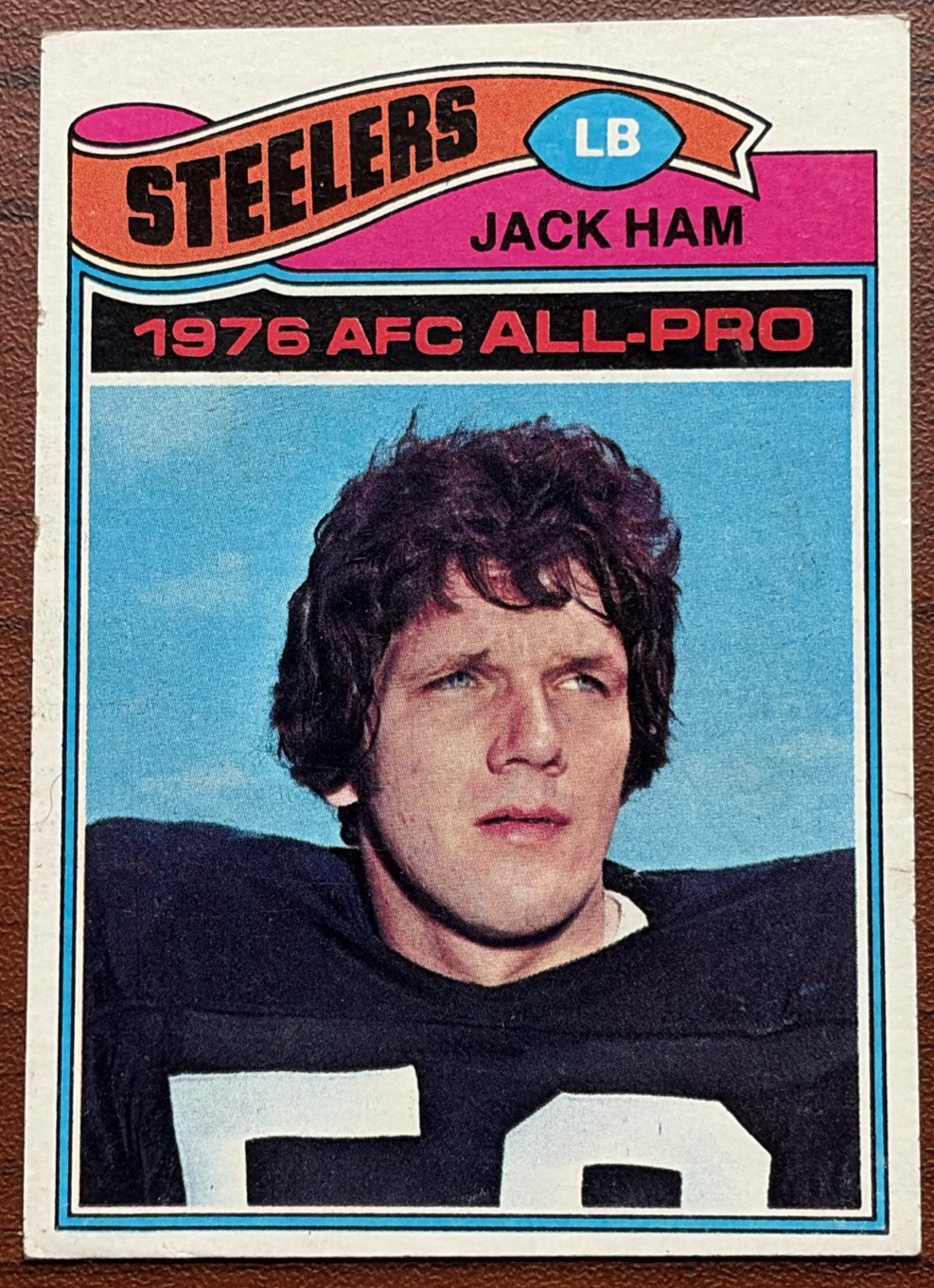 1976 Topps Jack Ham Pittsburgh Steelers #420 1975 AFC All-Pro