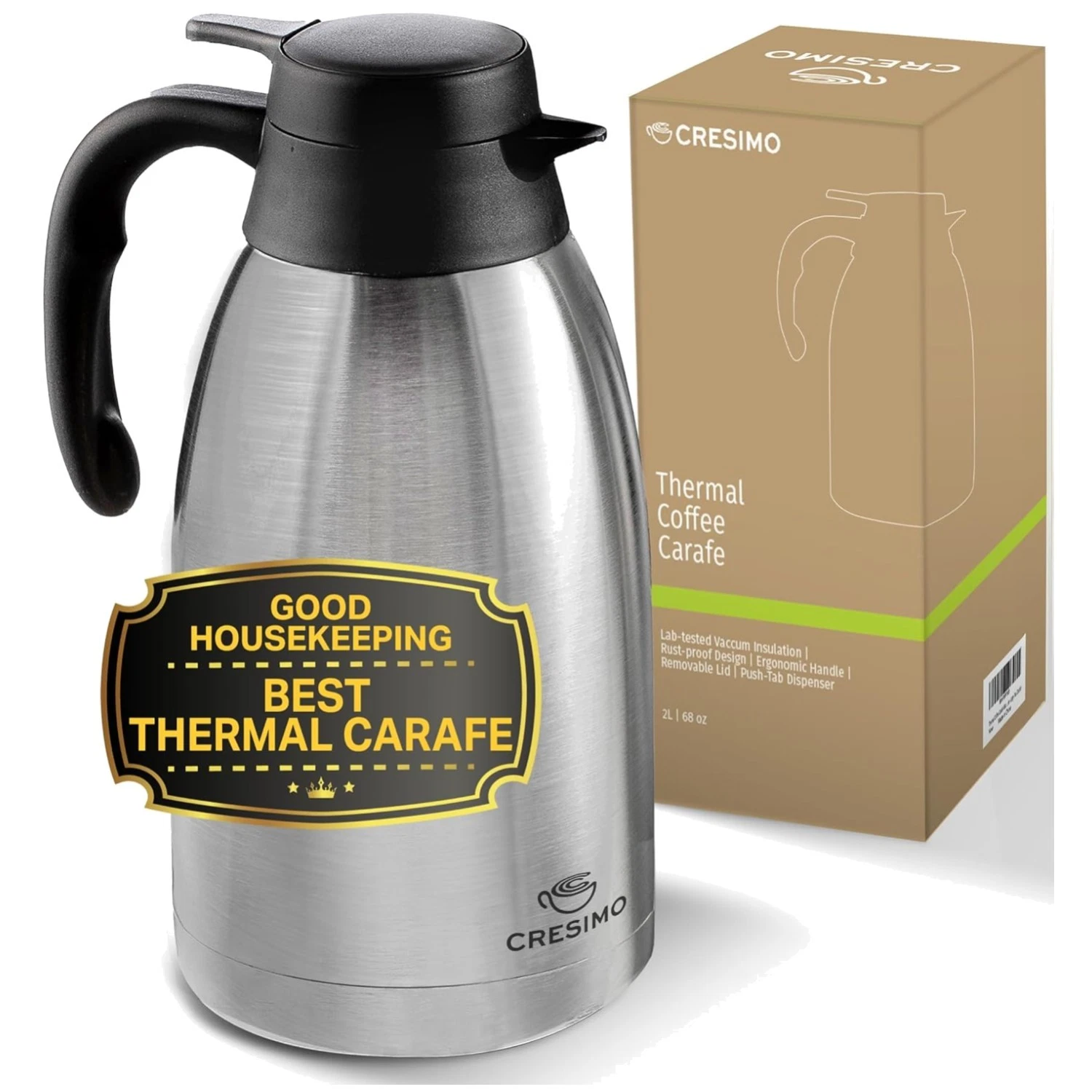 Rustproof Coffee Carafe - Hot Water Dispenser for Parties