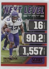 2021 Score Next Level Stats Purple Dalvin Cook #NL16 0ym4