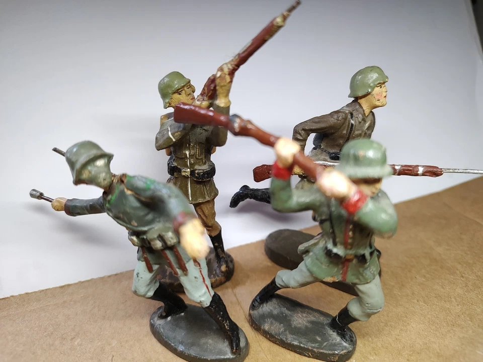 Soldados alemanes de juguete Elastolin Foto 2 de 4