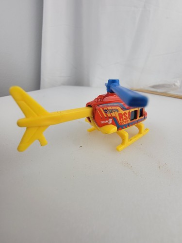1:64 HOT WHEELS PROPPER CHOPPER RSQ SCOUT TEAM 3 YELLOW RED   HELICOPTER - Bild 4 von 9