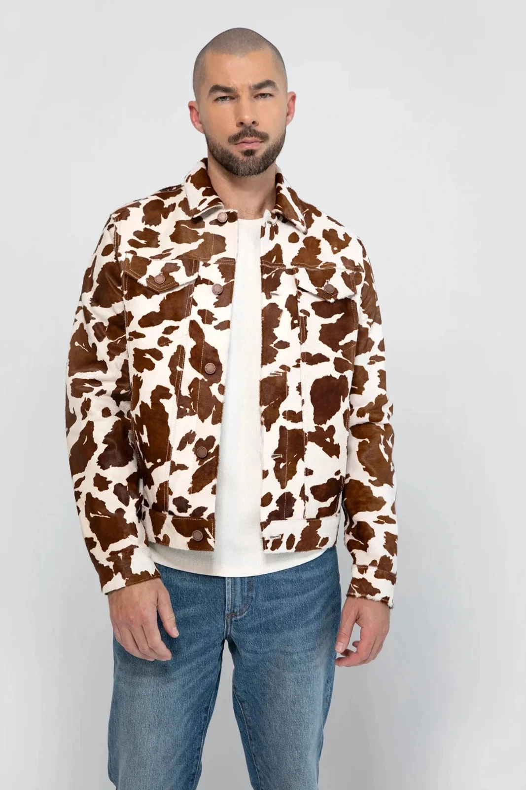 Monfrere Dean Cowhide Retail $1,398 Size Small Zara Todd Snyder J Crew RL - product detail image 6