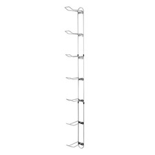 John Sterling Sports Rack for Garage, 7-Ball Capacity, Alloy Steel, Silver, 6...