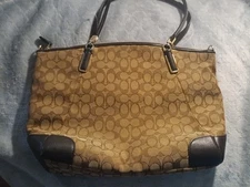 Coach CR290 Teri Leather Shoulder Bag Handbag