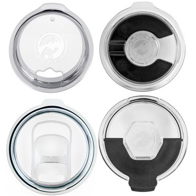 4-pack 30oz Polar Camel Tumbler Replacement Lid Set - Slide, Magnet, Straw, Flip