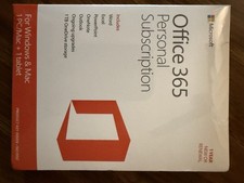 Office 365 personal subscription 1-Year, USA/Canada, Microsoft OneDrive Storage