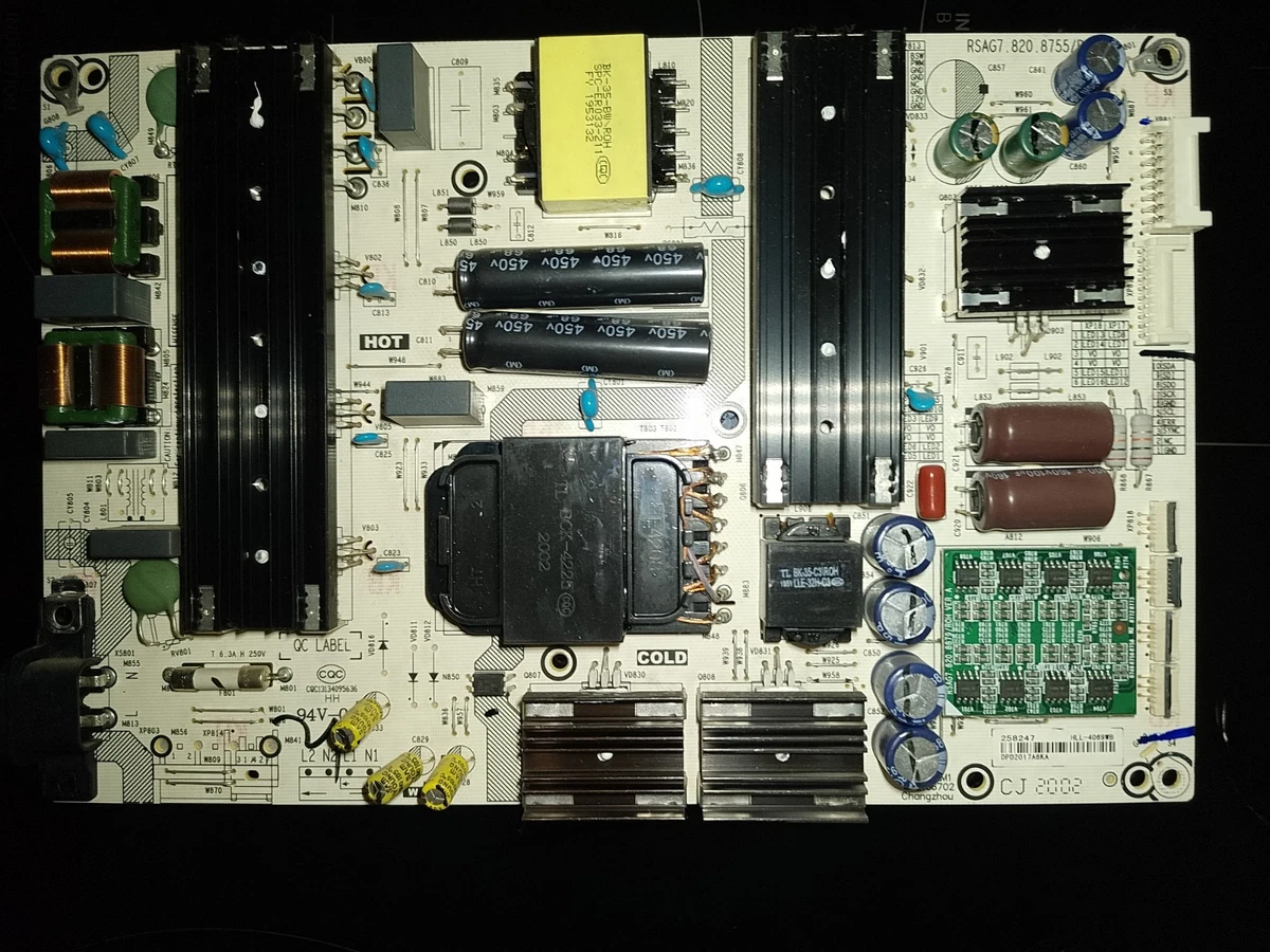 Bouton D'Alimentation Hisense MZMH1180315 Pour TV H60NEC5600 - Pièce D'Origine Testée