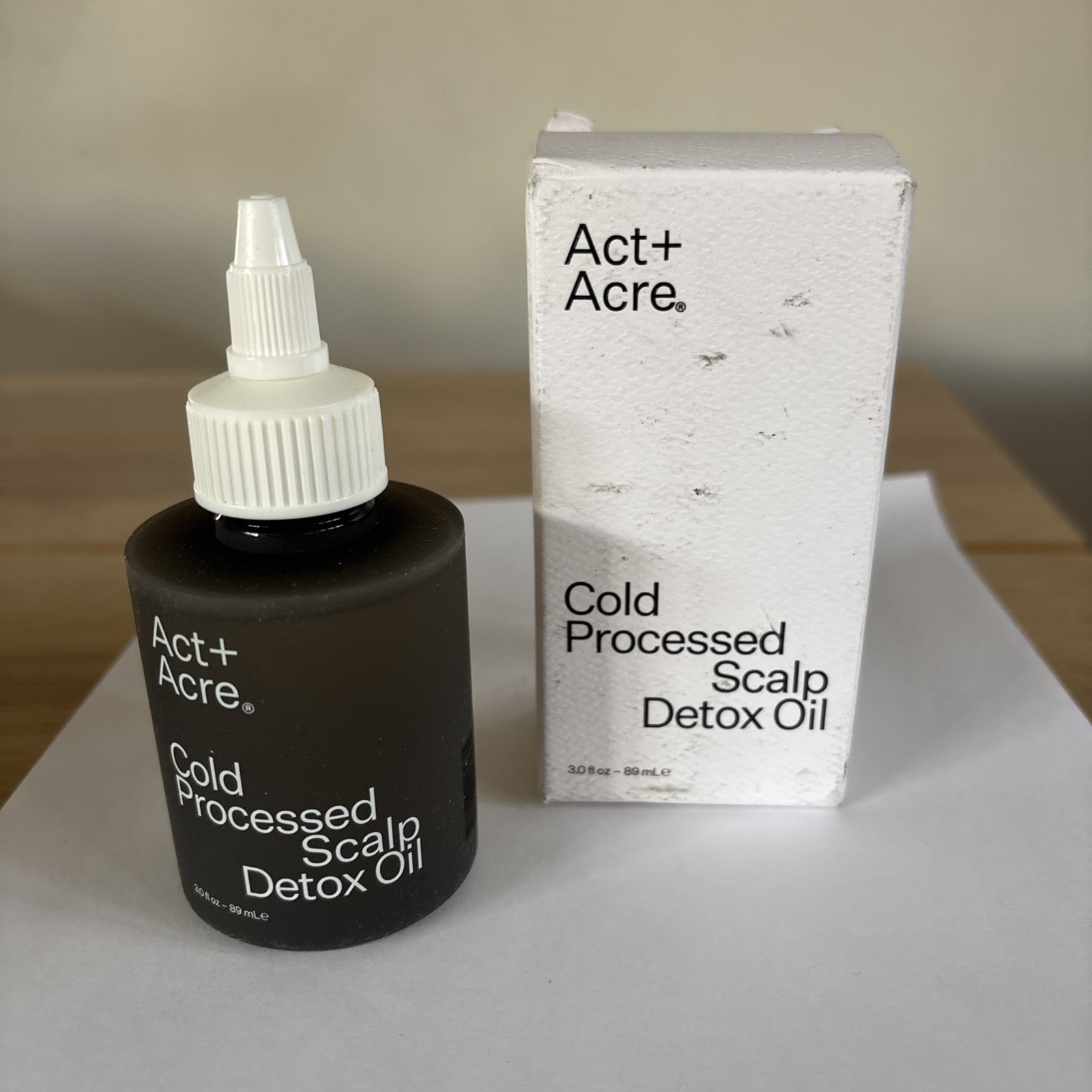 Act + Acre Cold Processed Scalp Detox 89ml New - Imperfect Box RRP £46