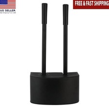 2-in-1 Toilet Brush Plunger Set Space Saving Heavy Duty Bathroom Accessory New