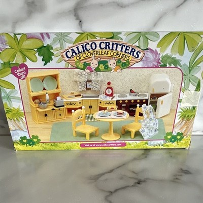 Calico Critters Cloverleaf Epoch Kitchen Set CC2257 NIB-Factory Sealed