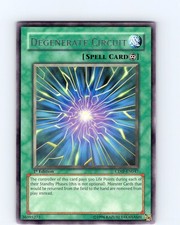 Yu-Gi-Oh TCG Degenerate Circuit CDIP-EN047 1st Edition Regular Rare Played LP