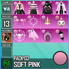 World Zero WZ - 13 PACK - SOFT PINK HEX - PACK 03  - PACKBONUS: TRIDENT