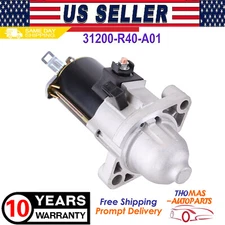 STARTER FOR 06-12 HONDA ACCORD 2.4L, 31200-R40-A01, 31200R40A01RM, SM730-02 NEW