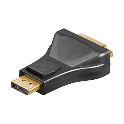 DP DisplayPort Stecker auf DVI D Buchse Adapter Kabel Konverter PC
