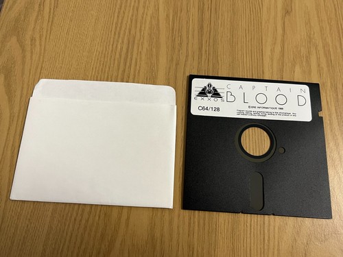 Exxos Captain Blood Commodore 64 Disk - Boxed & Working -👽👾Retro Gift Idea👾👽 - Afbeelding 18 van 24
