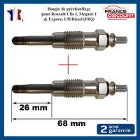 GlüHkerze FüR Renault Clio 1 Megane Express 1,9 D F8Q = 7700105290