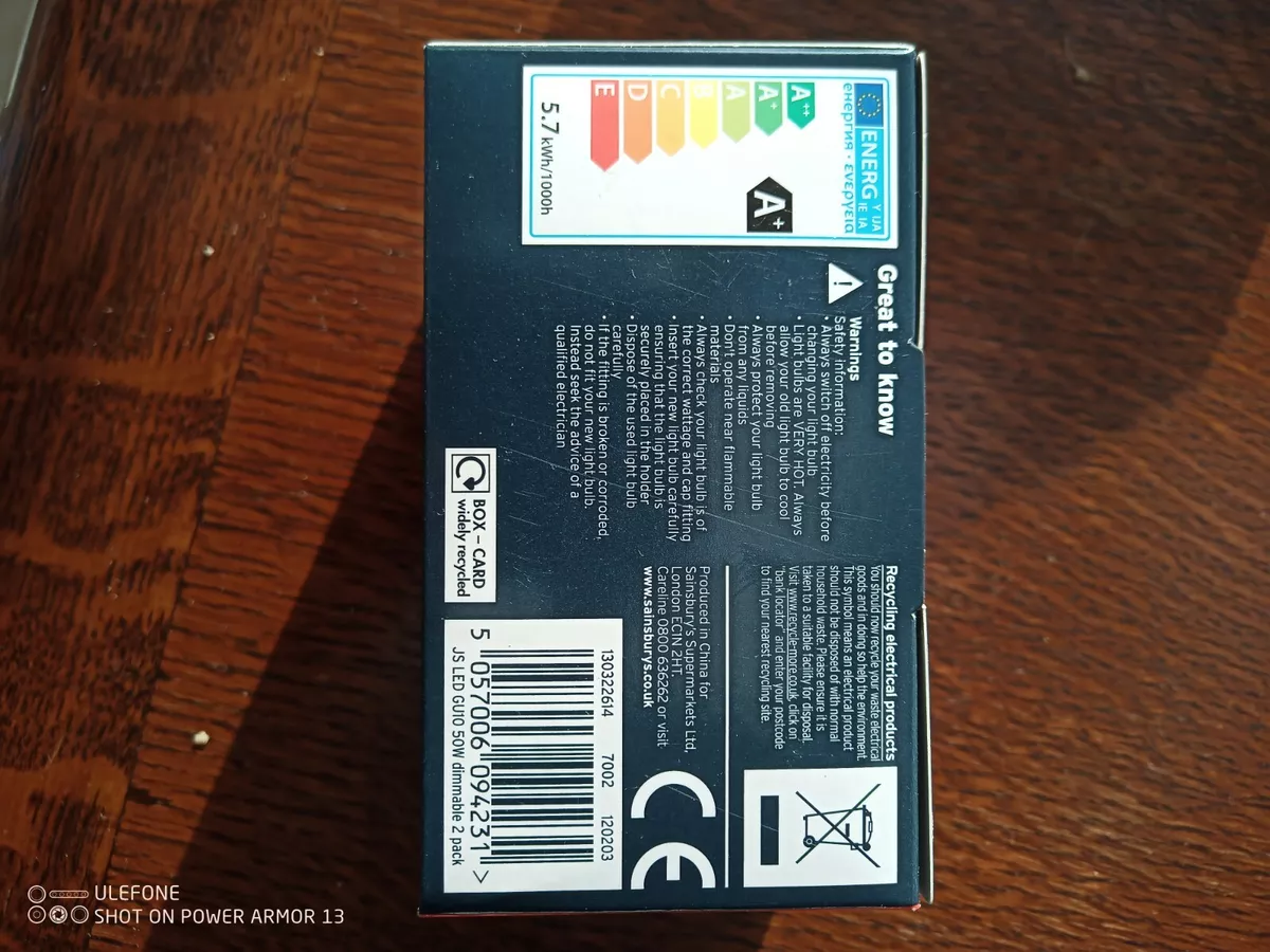 Sainsburys gu10 bulbs deals