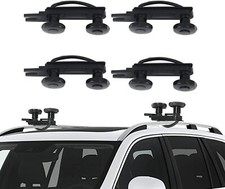 4x Universal Roof Box U-bolt Clamps Cargo Carrier Roof Rack Bracket Van Mounting