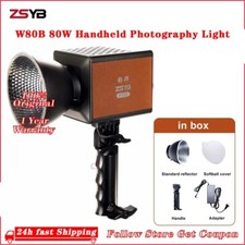 ZSYB W80B Bi-Color LED Video COB Light Outdoor Handheld Photography Video Light