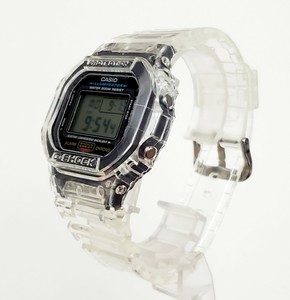 Men DIGITAL Watch CASIO G-Shock (3229) DW-5600E. Alarm. Chrono. Clear  Case/Band | eBay