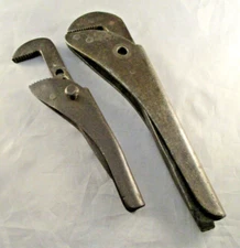 Ajustable Pipe Wrenches JS & S Governor - Made in England Patina - Vintage Retro