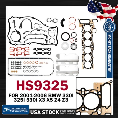 Head Engine Gasket Set for BMW 325i 530i X3 X5 2001-06 Z4 2.5 M54