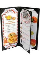 Lot Of 4.75 x 11 Inch - Restaurant Menu Holders Clear Menu Covers