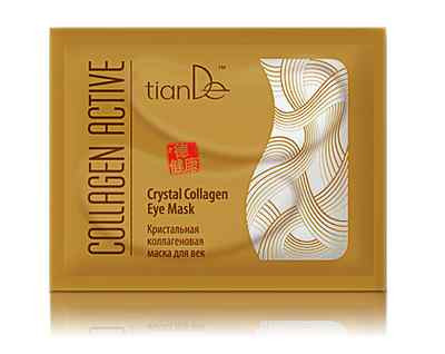 TianDe Collagen Active Crystal Augenlidmaske, 1 Stück - Verjüngende Behandlung