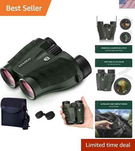High-Powered 12x30 Binoculars - Wide View for Birdwatching & Wildlife Discovery