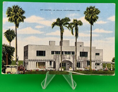 c1940s LA JOLLA, California Postcard ''ART CENTER'' Building View