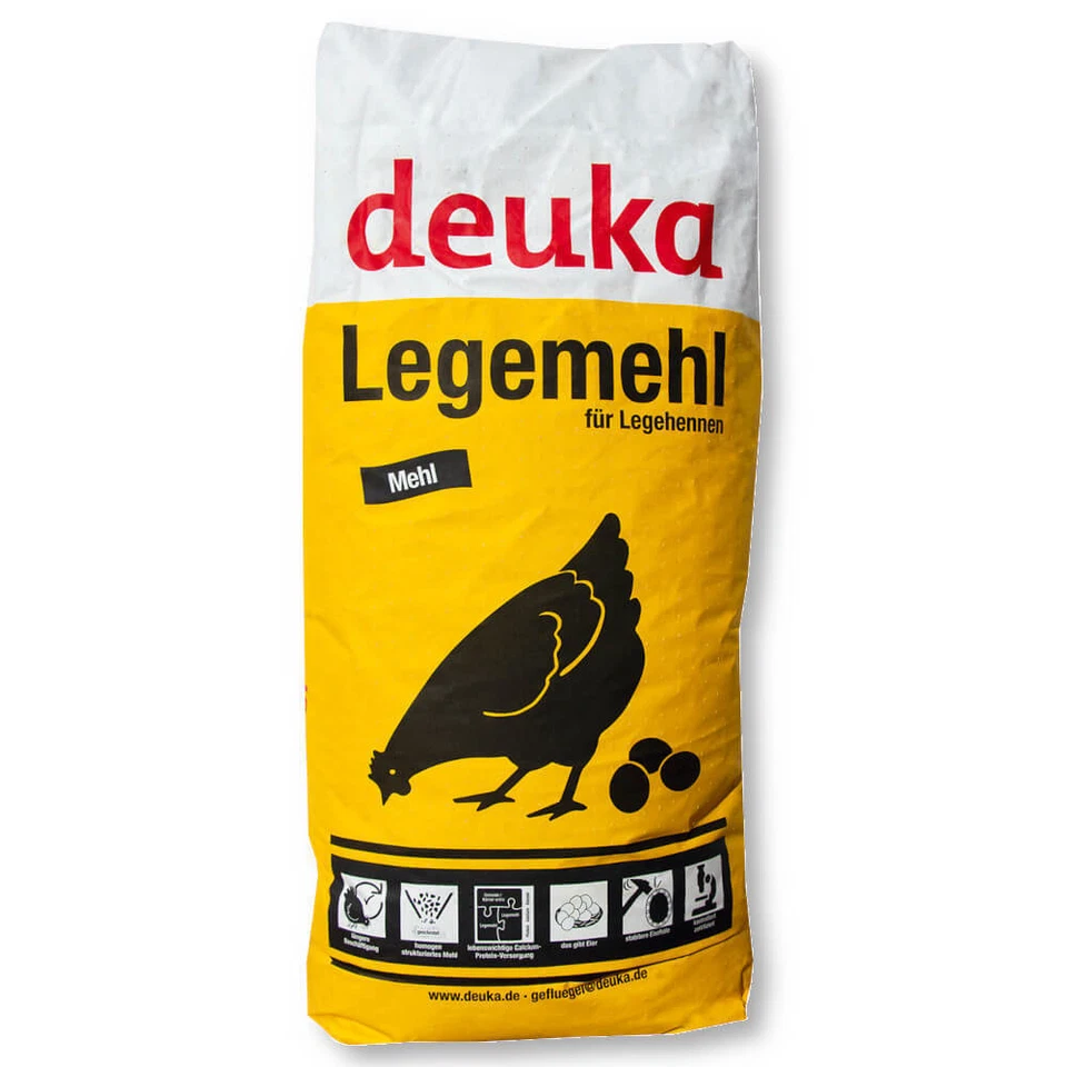 Deuka Legemehl 25 kg Mehl Eier Legehennen Geflügelfutter Hühnerfutter Legefutt - Bild 2 von 4