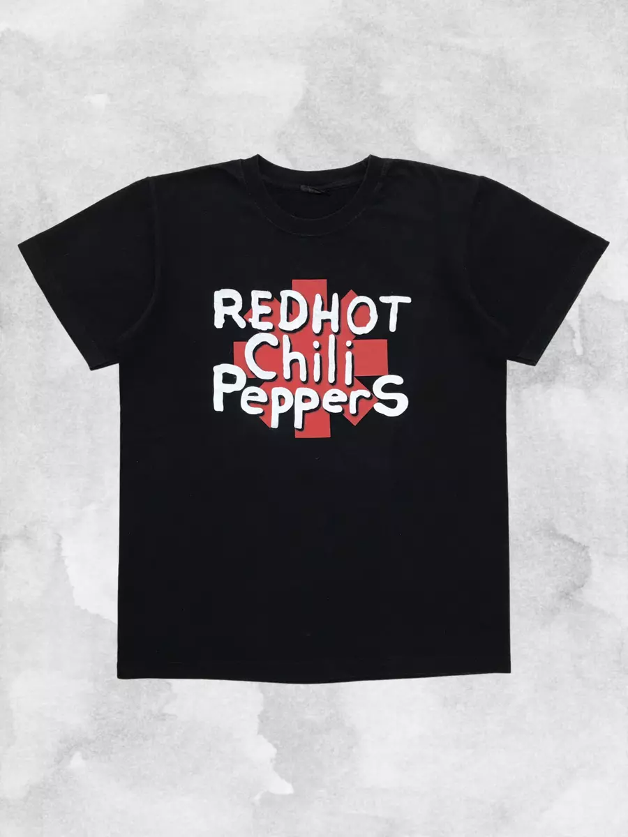 RED HOT CHILI PEPPERS Vintage T-Shirt Band Tee Rock 90s Rare USA Big Logo  VTG