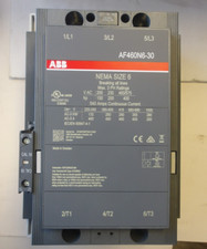 ABB P/N:1SFL597001N7011 CONTACTOR AF460N6-30-11-70 100-250V 50/60HZ BRAND NEW