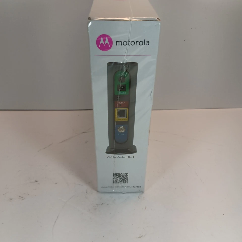 MOTOROLA 16x4 Cable Modem MB7420 / 686 Mbps DOCSIS 3.0 - Brand New Factory Seal - Image 2 of 4