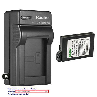 Kastar Battery AC Wall Charger for Sony PSP-3009 PSP-3010 PSP-Lite PSP-Silm