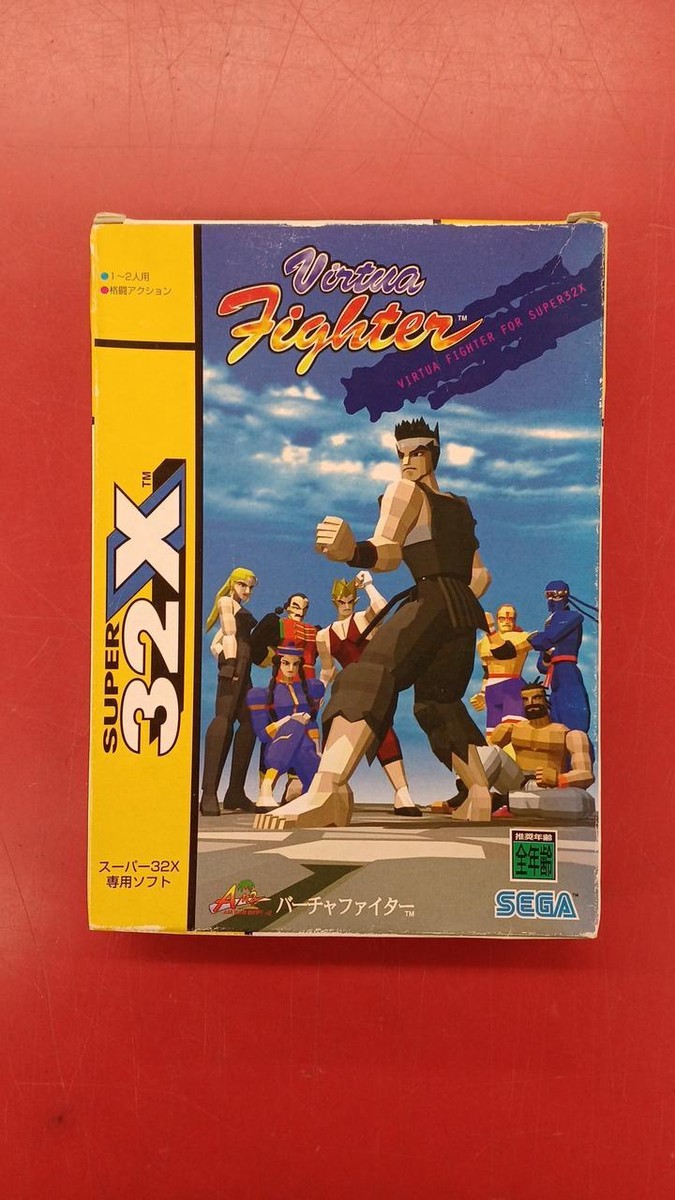 SEGA Virtua Fighter 32X Original 3D Fighting Game Complete AM2 Yu 