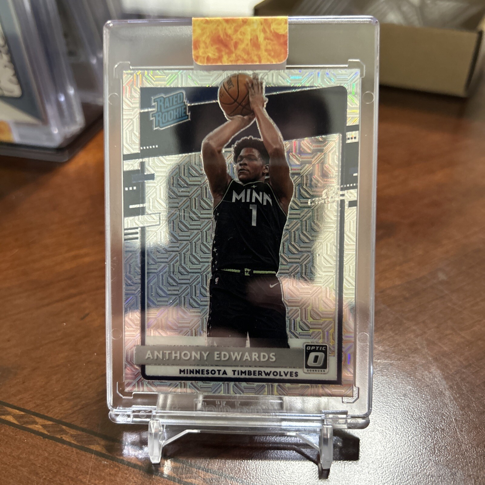 2020 PANINI DONRUSS OPTIC 151 ANTHONY EDWARDS SILVER 