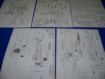 WACO YMF-5 & UMF-5 & UPF-7 & YKS-6 ..5-VIEWS/SPECS/MEASUREMENTS...RARE! (755DD)