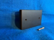 1”-THICK Transom Transducer BLACK Boat Mounting Board Plate PVC w/HOLES & sizes