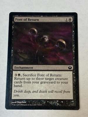 Font of Return - Journey into Nyx - Magic the Gathering MTG Nice!
