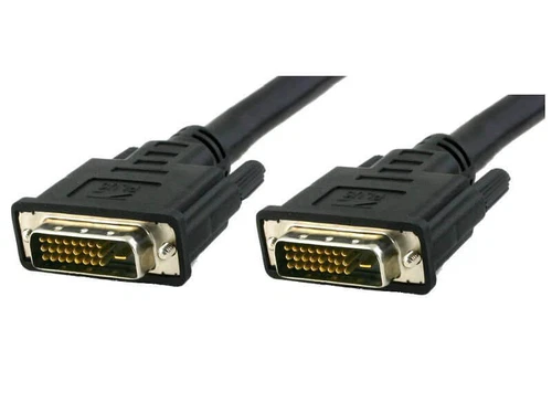 DVI-D Dual-Link Kabel Stecker/Stecker schwarz 10m Techly ICOC-DVI-811C