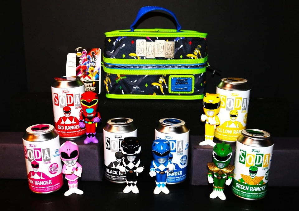 Mighty Morphin Power Rangers:35 + Funko 苏打水、无花果、恐龙、Plush & Build 套装 — 第 2/4 张图片