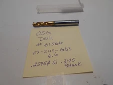 OSG  Drills #61566 & #61570 EX-SUS-GDS 6.6 mm & 7.0mm Dia. x 8.0mm Shank 