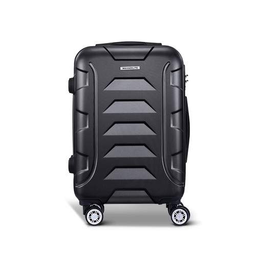 Wanderlite 20" Luggage Trolley Travel Suitcase Set Hard Case Lightweight - Picture 3 of 7