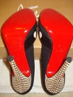 100% AUTHENTIC NEW WOMEN LOUBOUTIN BLACK GOTCHA PEEP PUMP/HEEL US 9 — photo 6