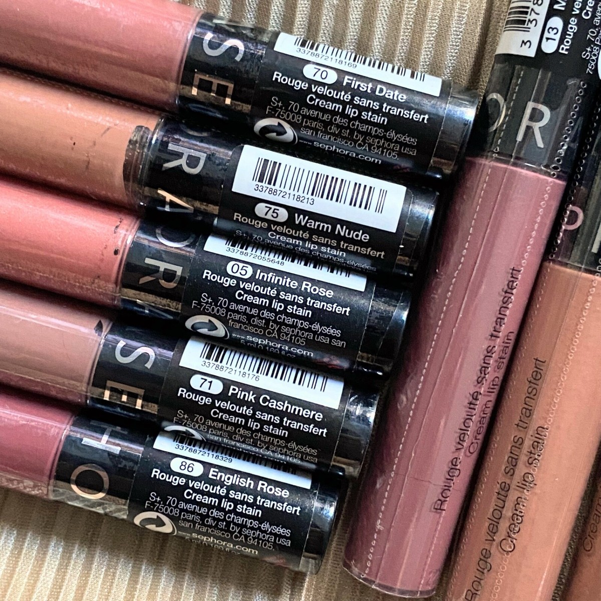 SEPHORA choose CREAM LIP STAIN LIPSTICK PINK TEA MARVELOUS MAUVE