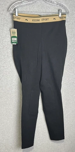 Riding Sport Dover Saddlery Size XL Ladies Womens Black Leggings Stretch Cotton